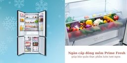 Tủ lạnh Panasonic inverter NR-X561GB-VN thiết kế sang trọng, công nghệ bảo quản vượt trội