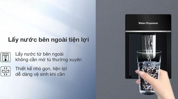 Tủ lạnh Aqua inverter 292 lít AQR-B360MA(WSL) sang trọng, tiết kiệm điện và bảo quản thực phẩm tối ưu