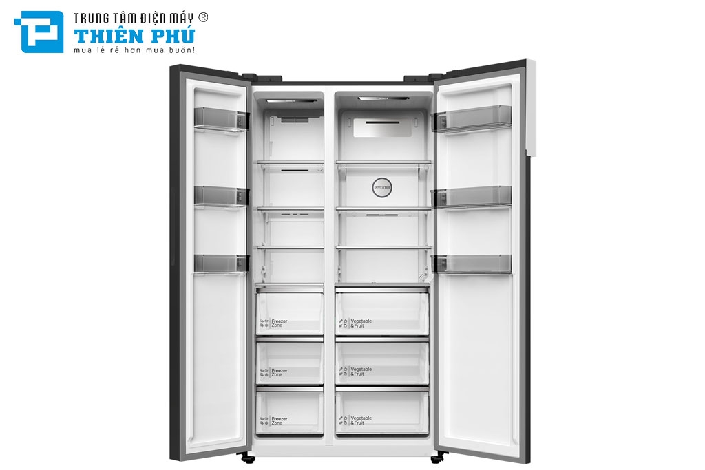 Tủ Lạnh Hitachi Side By Side Inverter 525 Lít HRSN9552DGBVN