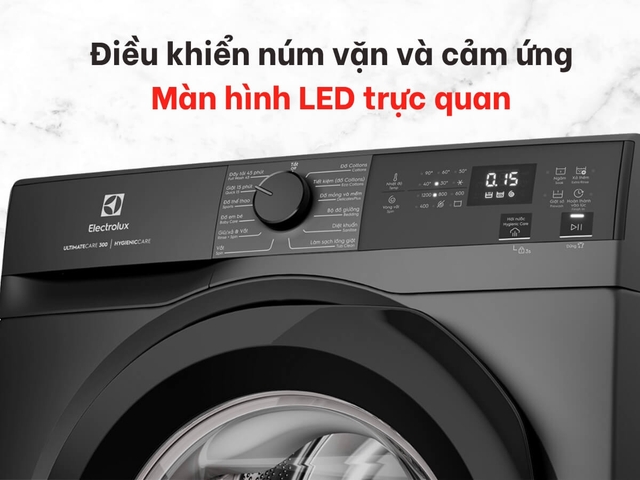 Máy giặt Electrolux 10kg EWF1024D3SC gây sốt với thiết kế sang trọng, công nghệ hàng đầu