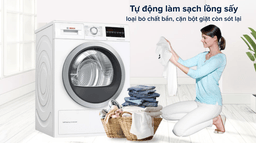 Máy sấy quần áo Bosch 9kg WTW85400SG sấy khô nhẹ nhàng, nâng tầm thương hiệu