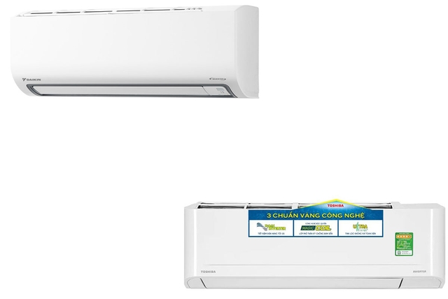 So sánh nên dùng điều hòa Daikin FTKB25ZVMV hay Toshiba RAS-H10S4KCV2G-V?