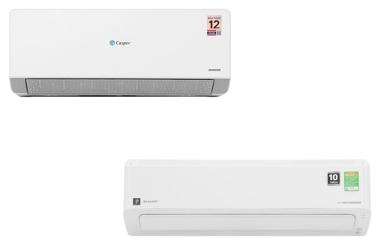 So sánh giữa điều hòa Casper QC-09IU36A và Sharp AH-XP10CHW, nên dùng loại nào tốt?