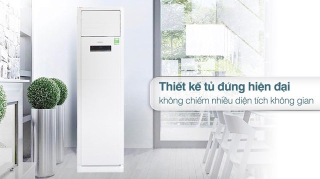 Lựa chọn lý tưởng cho văn phòng, cửa hàng và nhà rộng với điều hòa cây Gree 48000btu GVC48ATXL-M3NTD4A