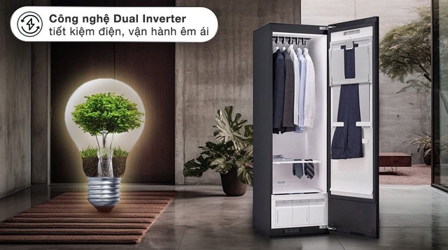 Nguyên lý hoạt động của tủ chăm sóc quần áo LG SC5MBR80H và những ưu điểm có trong chiếc máy này