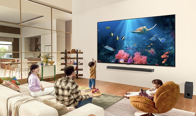 Trải nghiệm xem phim chuẩn rạp tại nhà với smart tivi Samsung 75 inch QA75Q6FAAKXXV