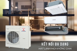 Đánh giá chi tiết hệ thống điều hòa multi Mitsubishi 2 chiều SCM100ZS-W