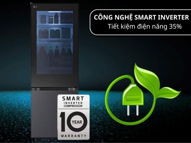 Một số tính năng nổi bật đến từ tủ lạnh LG LBB33BLMAI 2 cánh