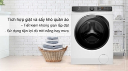 Review về chiếc máy giặt sấy Electrolux 11kg sấy 7kg EWW1123P5WC có gì đặc biệt