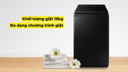 Đánh giá độ bền trên máy giặt Samsung cửa trên 15kg WA80F15B6BSV