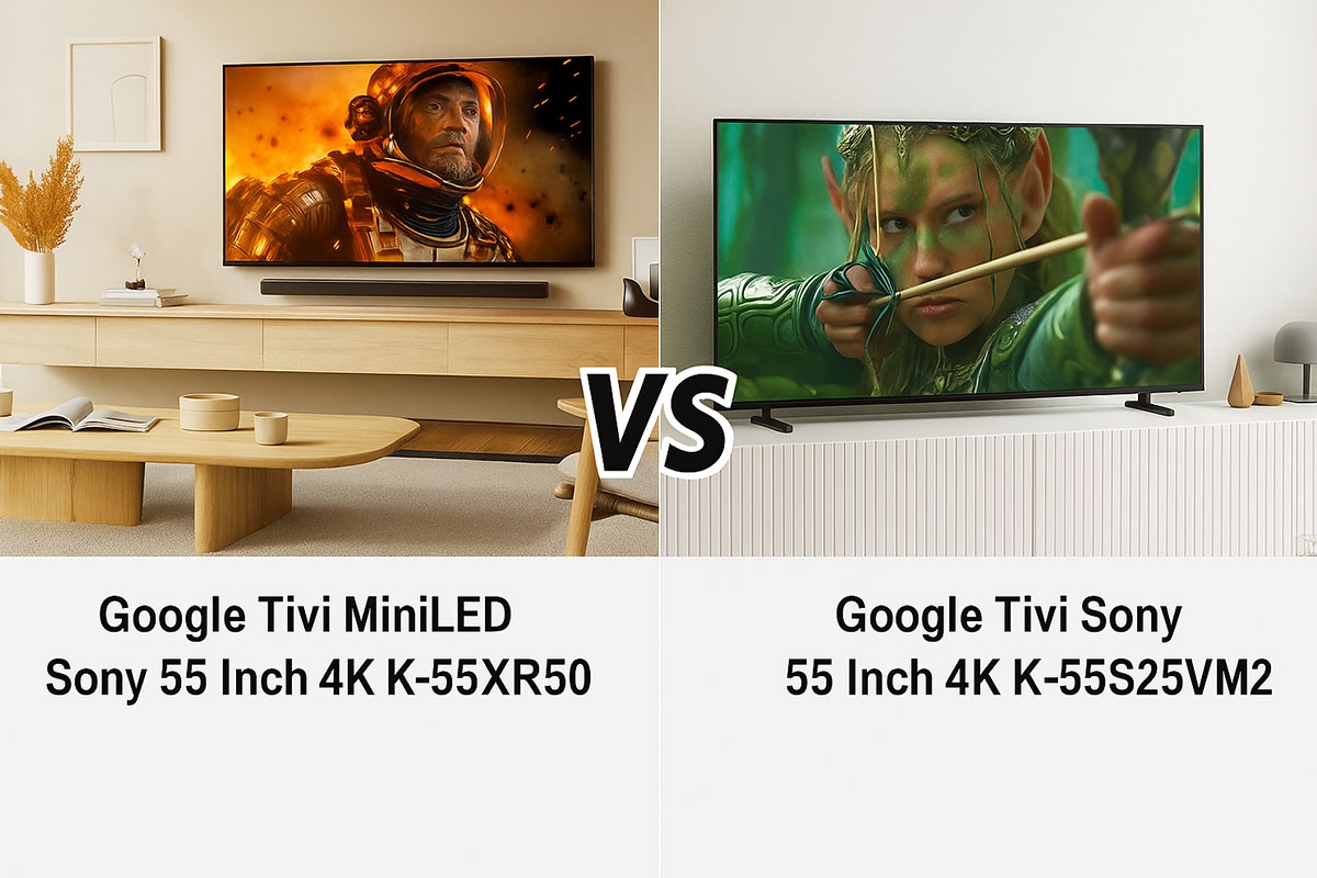 So sánh tivi Sony 55 inch K-55XR50 và K-55S25VM2 có điểm gì khác biệt?