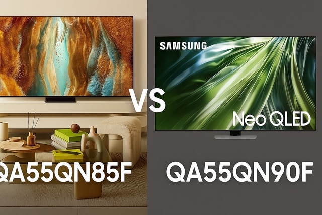 So sánh chi tiết chất lượng giữa hai model tivi Samsung QA55QN85F và QA55QN90F