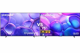 So sánh tivi Samsung 75 inch 4K UA75U8500F và QA75Q6FA có điểm gì khác biệt?