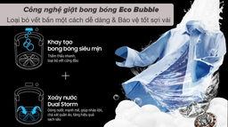 Máy giặt Samsung 12kg WA12CG5745BV/SV giặt có sạch đồ bẩn nặng không? Đánh giá từ thực tế