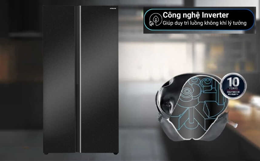 Hé lộ thông tin bạn cần biết về tủ lạnh Hitachi HRSN9713ESUVN