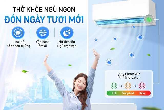 Điều hòa Panasonic 1 chiều CS-XU12BKH-8, trợ thủ diệt khuẩn bảo vệ sức khỏe gia đình bạn