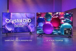 So sánh tivi Samsung UA43U8000FKXXV và LG 43UA7350PSB trong tầm giá 6 triệu đồng