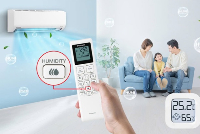 Không lo khô da với Humi Comfort, bí quyết cân bằng độ ẩm 65% trên điều hòa Daikin FTHB35ZVMV