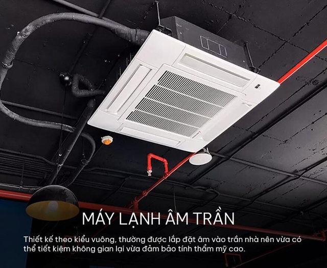 TOP 6+ mẫu điều hòa âm trần giá rẻ lại tiết kiệm điện cho phòng đông người