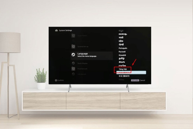 Hướng dẫn cài đặt tiếng Việt cho tivi Sony chỉ với vài bước đơn giản