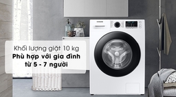 Tìm hiểu máy giặt 10kg LG FX1410N5G và Samsung WW10DB7U34GWSV nên dùng loại nào cho gia đình 5 đến 7 thành viên