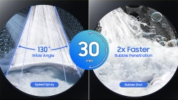 Vì sao máy giặt Samsung cửa trên 13kg WA80F13S5BSV giúp giặt sạch hơn mà vẫn tiết kiệm điện nước