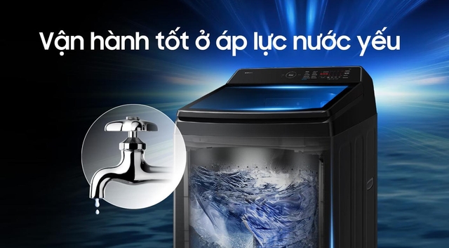7 Lý do nên mua máy giặt Samsung lồng đứng 17kg WA40F17E7CSV cho gia đình nhiều thành viên