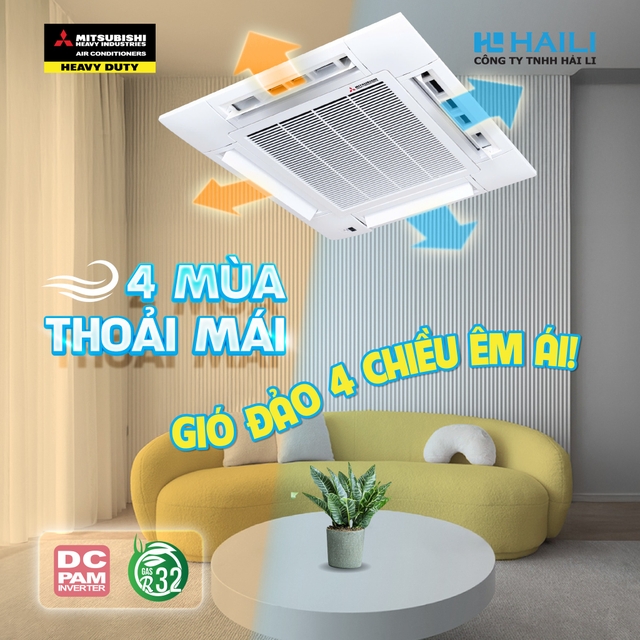 Loạt điều hòa âm trần mà bạn không nên bỏ lỡ mùa nắng nóng