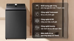 Đánh giá máy giặt LG 13kg T2313DX5N: Giặt AI DD có thực sự thông minh như quảng cáo?”
