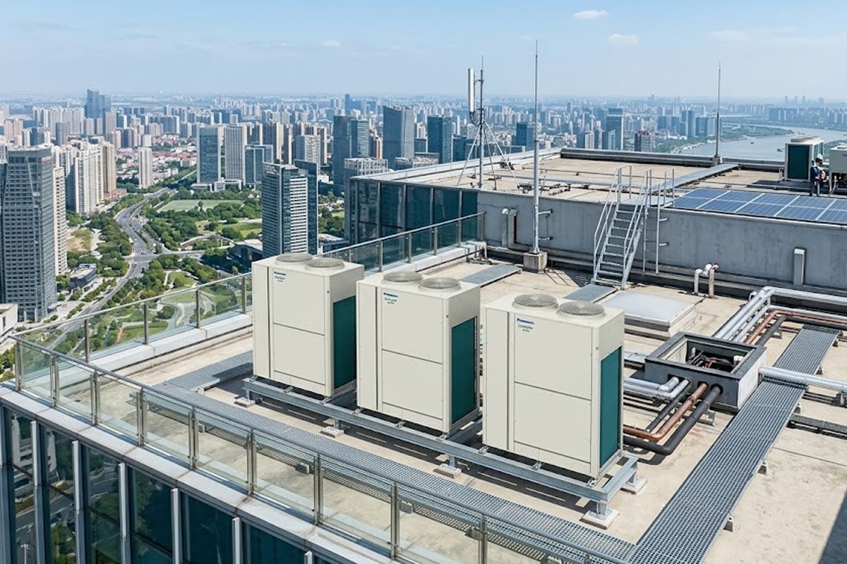 Lý do chủ đầu tư tin chọn dàn nóng điều hòa trung tâm Panasonic U-20ME2H7