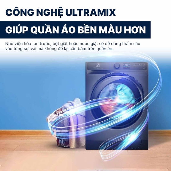 Cách dùng máy giặt Electrolux 11kg EWF1142R9SC để bền và hiệu quả