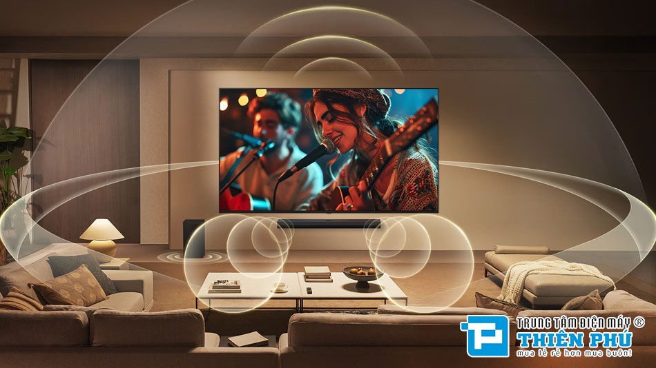 Tivi LG 55 Inch 4K Mini LED 55QNED80BSA Qned Evo AI có phù hợp với phòng khách?