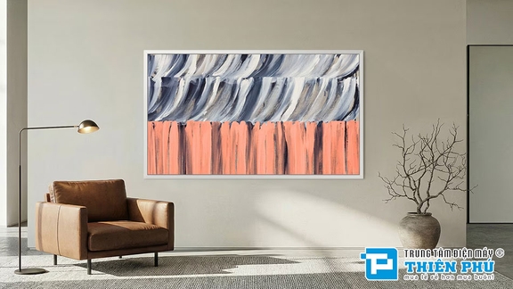 Lắp đặt âm tường, nâng tầm đẳng cấp với tivi Samsung The Frame 75 Inch QA75LS03HEKXXV