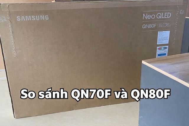 So sánh hai dòng smart tivi Samsung QLED QN70F và QN80F có gì khác biệt?
