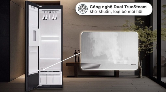 Những ưu điểm của tủ chăm sóc quần áo LG thông minh SC5MBR80H