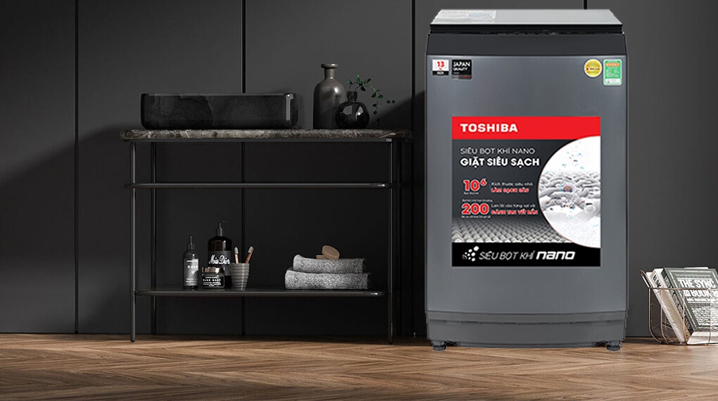 Máy Giặt Toshiba Inverter 13Kg AW-DUM1400LV(MK) Giải Pháp Giặt Giũ Hiệu Quả Cho Gia Đình Đông Thành Viên