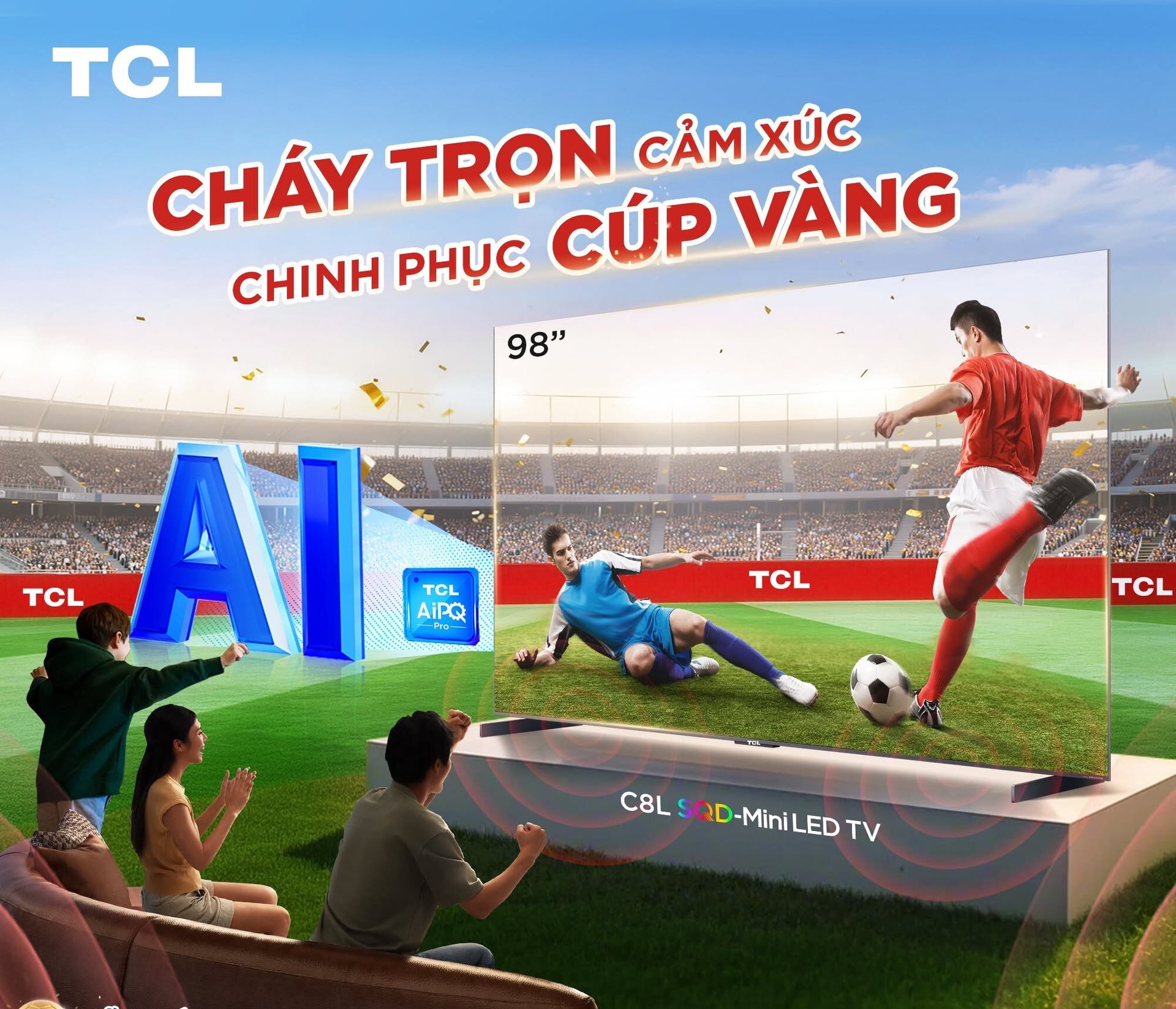 Top 4 Tivi giá mềm hút khách mùa World Cup 2026 nhờ công nghệ hiện đại, giá cả phải chăng