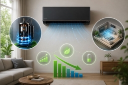 Công nghệ Inverter và ECO AI trên điều hòa Panasonic CS-AU12BKH-8 tiết kiệm điện thế nào?