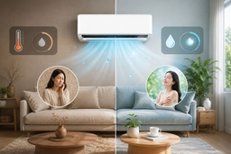 Cân bằng độ ẩm thông minh, điều hòa Panasonic CS-XU18BKH-8 ăn đứt các máy thông thường