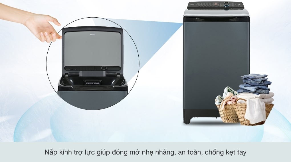 Máy Giặt Aqua 12Kg AQW-FR120HT.BK Giải Pháp Giặt Giũ Hiệu Quả Cho Gia Đình Đông Thành Viên