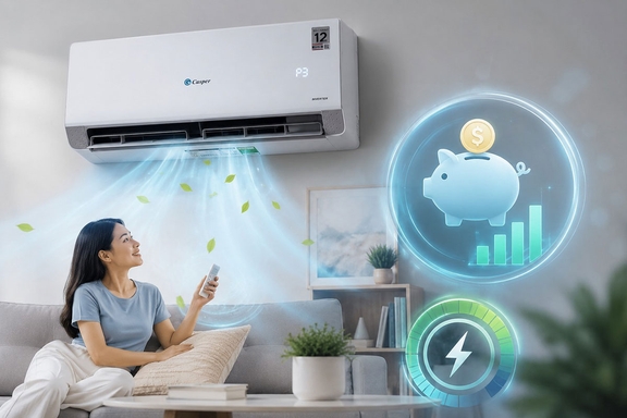 Tìm hiểu tính năng iSave trên điều hòa Casper inverter QC-09IU36A giúp tiết kiệm điện ra sao?
