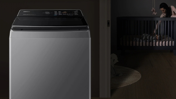Review thực tế về máy giặt Samsung cửa trên WA14CG5886BV/SV
