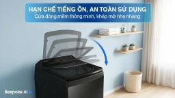 6 Lý do máy giặt Samsung cửa trên 13Kg WA80F13S5BSV đáng mua sắm nhất