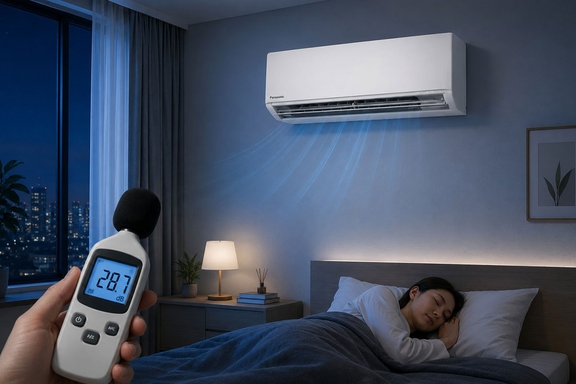 Điều hòa Panasonic 18000btu CS-U18BKH-8 có ồn không? Đánh giá độ ồn thực tế