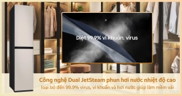 Tủ chăm sóc quần áo Samsung 3 móc Bespoke AirDresser DF18CB8600ERSV có gì nổi bật?