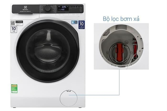 Máy giặt Electrolux cửa ngang 10kg EWF1043R7WC nổi bật nhờ giặt khỏe và tiết kiệm điện
