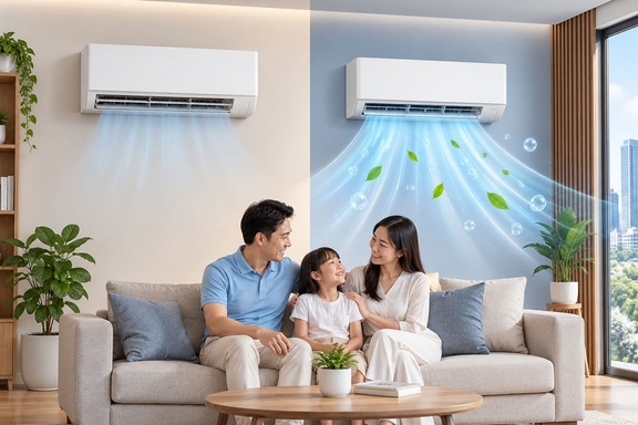 Đánh giá điều hòa Panasonic CS-RU12CKH-8D dòng inverter tiêu chuẩn khác gì máy cao cấp?