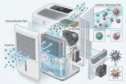 Công nghệ diệt khuẩn IonActive trên máy hút ẩm Electrolux EDH10TRBW1 hoạt động thế nào?