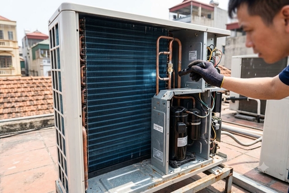 Đánh giá độ bền linh kiện và khả năng chống ăn mòn của dàn tản nhiệt điều hòa Daikin FTHB35ZVMV