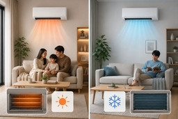 So sánh: Điều hòa Daikin 1 chiều có sưởi FTHB50ZVMV khác gì dòng thường?